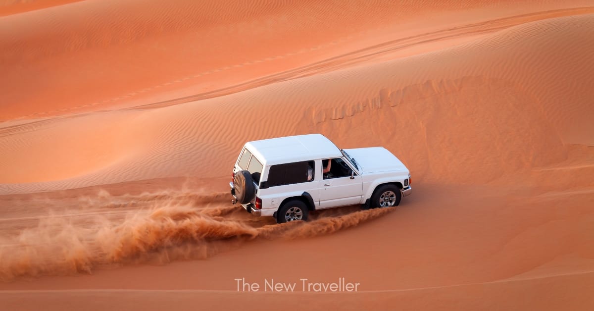 Desert Safari activity by Indian passport holder in Dubai from UK
